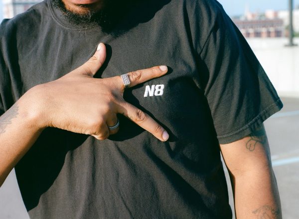 Embroidered White Staple Logo - Image 2